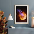 thumbnail image 6 of Dreamtimes Poster Prints Wall Paper Art Decor Sports Fire Fiery Basketball 16x24 inch Photo Picture Poster for Home Bedroom Living Room Kitchen, 6 of 7