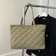 thumbnail image 5 of Bolso con patrón de rombos Bolso acolchado Bolso de hombro diario para mujeres y niñas (verde), 5 of 6