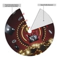 thumbnail image 2 of Sikiie Casino King And Playing Cards 30-48 inches {designName} Print Christmas Tree Skirt Snowman Xmas Tree Skirt with Edge Christmas Decorations for Holiday Party-36", 2 of 7
