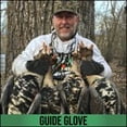 thumbnail image 3 of Glacier Outdoor Guide Glove Unisex 100% Genuine Leather Palm Water-Resistant for Hunting, Black S, 3 of 6