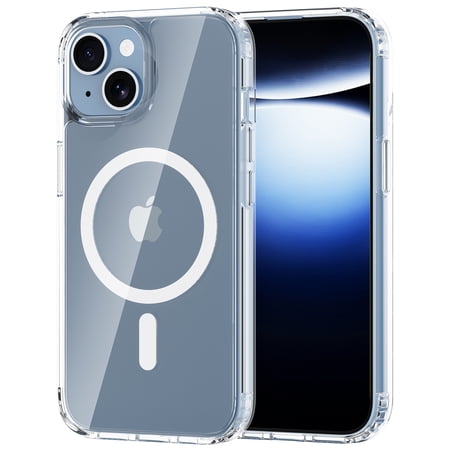 for iPhone 13 14 Case Clear,Thiken Shockproof Protective Phone Bumper for Apple iPhone 13/14 6.1 inch - Clear