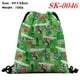 thumbnail image 4 of Minecraft Enderman Sandbox Juego De Dibujos Animados Estudiante Casual Bolsa De Lona Color Cordón Deportes Al Aire Libre Mochila Regalo, 4 of 4
