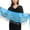 Sky Blue, variant on Women's Belly Dance Hip Scarf Belly Dance Hip Scarf Belly Dance Costume Chiffon Hip Scarf With 98 Lightweight Linen Blend A-Line Skirt Red
