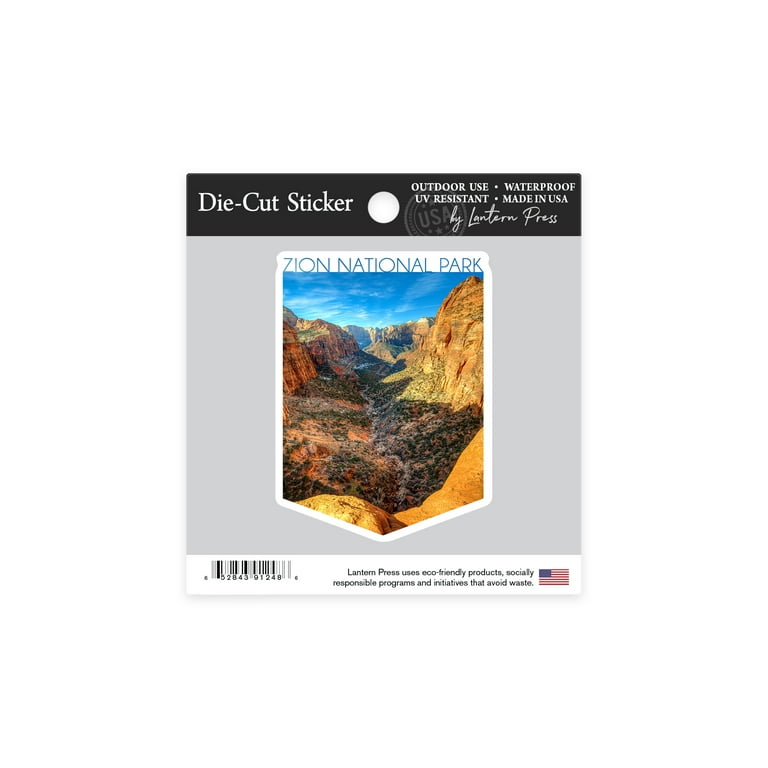 Zion National Park Die-Cut Vinyl Sticker – Waterproof Decal For Cars, Bottles, Laptops & More 5 thumbnail image