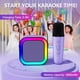 thumbnail image 5 of Máquina de karaoke Haomuren Mini K12 con 2 micrófonos inalámbricos, 5 of 9