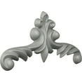 thumbnail image 2 of Ekena Millwork 5 1/8"W x 2 1/2"H x 3/8"P Washington Center with Scrolls Onlay, 2 of 6