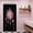 Black and Pink, variant on Black and Teal Shower Curtain Turquoise Aqua Peacock Blue Lotus Flower Shower Curtains for Bathroom Decor Sets, Waterproof Cloth Fabric with Hooks, 36x72in