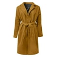 thumbnail image 5 of Elvqul Jacket for Men Wool Overcoat Winter Coats Stylish Big and Tall Khaki Mens Peacoat, 5 of 6