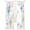 Yellow, blue, beige, variant on Blue Brown Diamond Sheer Curtains 45 Inch Length 2 Panels Set Window Treatments, Modern Geometric Middle Century Rod Pocket Semi Curtains for Living Room/Bedroom/Kitchen Décor, 104"W x 45"L