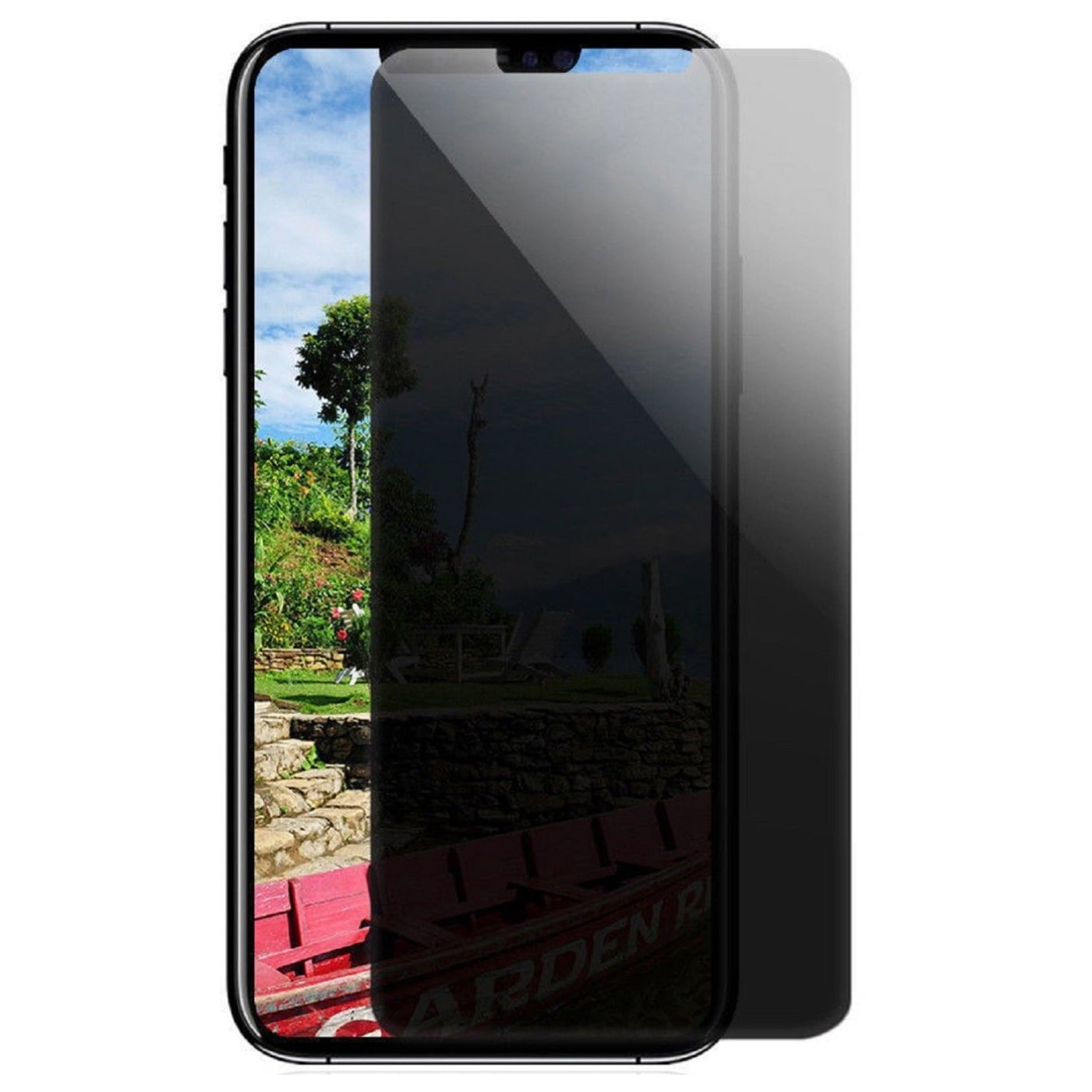 Privacy Screen Protector for iPhone 11 Tempered Glass Curved AntiSpy AntiPeep 3D Edge Case