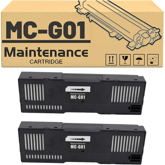MC-G01 MC G01 4628C001 Waste Ink Maintenance Cartridge Compatible for Canon GX6020 GX6021 G6091 G6092 7020 7021 7080 7090 7091 7092 6060 7060 Printers, Waste Ink Collector Unit