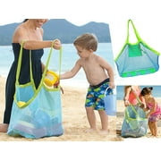 Children Beach Toy Storage Bag Tote Kids Folding Sand Away Mesh Net Bags Handbag 1pc