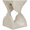 thumbnail image 4 of Meridian Furniture Jula Beige Table d'Appoint en Béton pour Intérieur/extérieur, 4 of 9