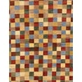 thumbnail image 1 of Ahgly Company Machine Washable Indoor Rectangle Abstract Metallic Gold Area Rugs, 5' x 8', 1 of 7