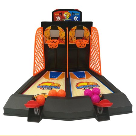 Best Choice Desktop Basketball Mini Finger Shoot Basket Child Table Games Double Play Interaction Toy Model Fun Birthday Gift