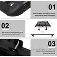 thumbnail image 3 of Scitoo Roof Rack Cross Bars, 48" Cargo Basket, Black, 2 Pcs, Automotive Racks, 3 of 4