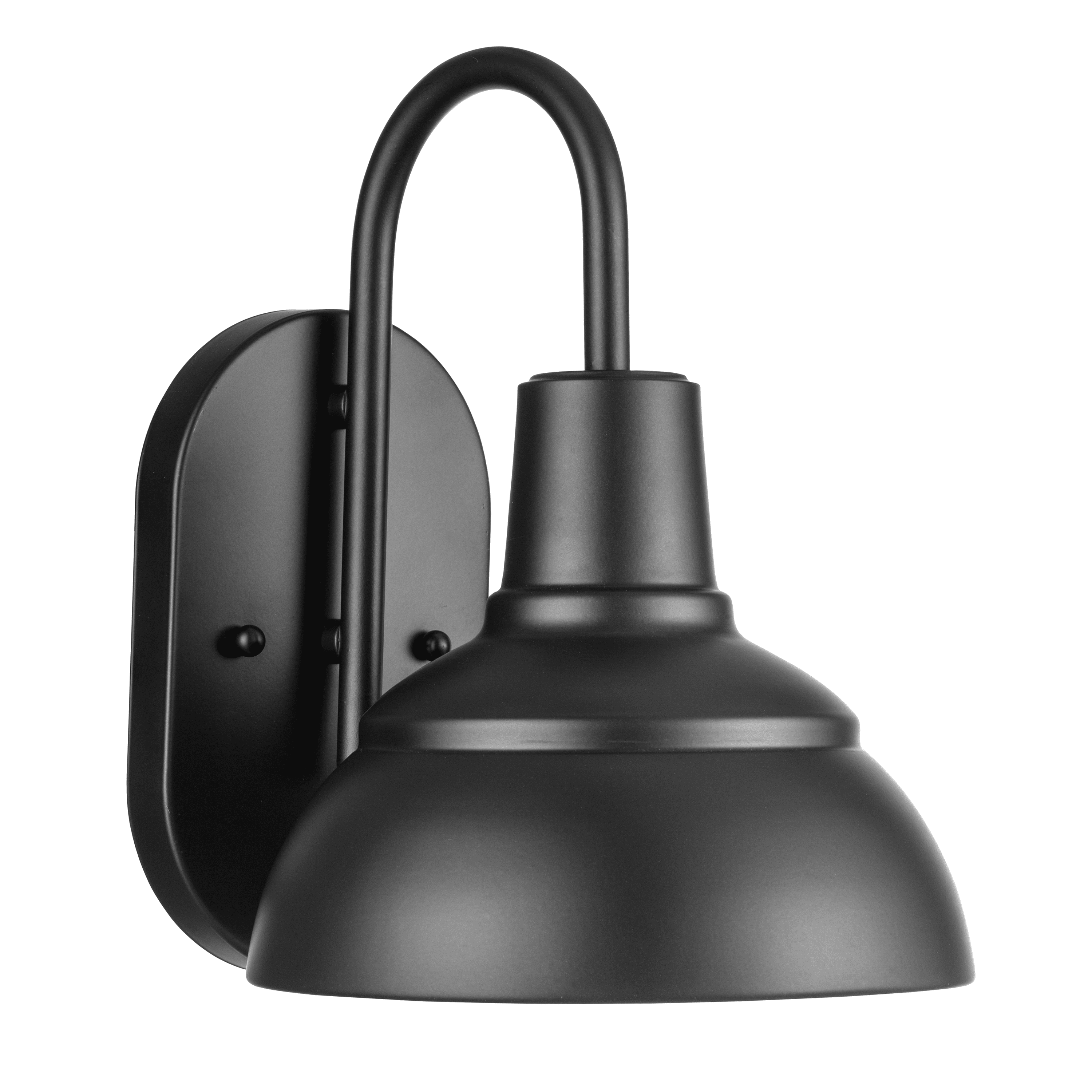 Prominence Home Brightondale Matte Black Farmhouse Outdoor LED Wall Light