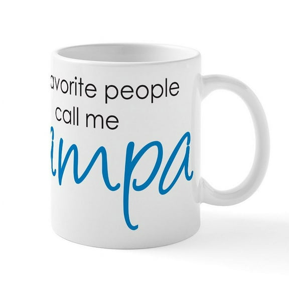 CafePress - Favorite People Call Me Grampa Mug - 11 oz Ceramic Mug - Novelty Coffee Tea Cup