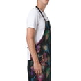 thumbnail image 3 of Pofeuu Feathers And Butterflies Print Waterproof Apron with Pockets Adjustable Cooking Aprons Kitchen Bib for Baking Household Cleaning, 3 of 8