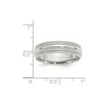 thumbnail image 2 of Sterling Silver 6mm Comfort Fit Double Milgrain Size 7.5 Band Ring, 2 of 2