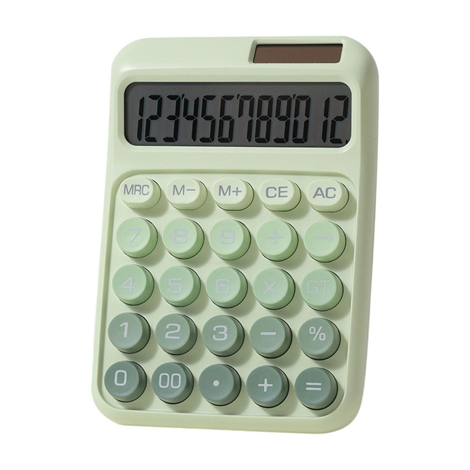 BRELIL Solar Powered Calculator, Dual Power Supply Calculator With 7 Cell Battery Backup, Large Display Desktop Calculator For Office Use, Study Supplies For Study And Teachers, Home Office Math Tool