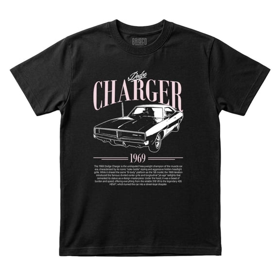 Dodge Charger Champion Muscle Car Men's Graphic T Shirt Tees Brisco Brands S