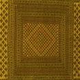 thumbnail image 1 of Ahgly Company Indoor Square Persian Yellow Traditional Area Rugs, 3' Square, 1 of 4