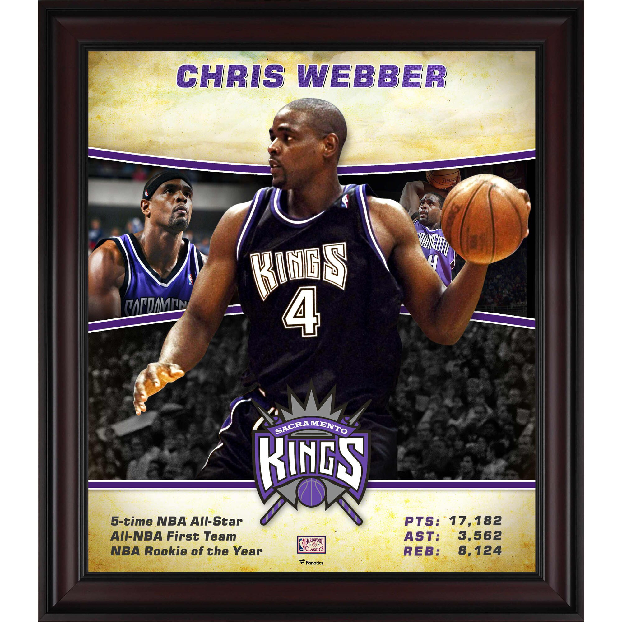 Lids Chris Webber Sacramento Kings Fanatics Authentic Autographed 8'' x  10'' Dunk vs. Lakers Photograph