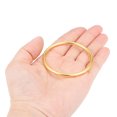thumbnail image 3 of Uxcell 1.77'' O-Ring Buckle for Hardware Bags Craft DIY Accessories Zinc Alloy Gold Tone 5pcs, 3 of 3