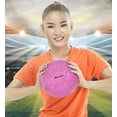 thumbnail image 7 of Barocity Soccer Ball - Premium Official Match Ball with Cool Reflective Rainbow Hex Pattern, Durable Adult and Kids Soccer Ball for Indoor, Outdoor, Training, Practice, Play, Games - Pink Size 5, 7 of 7