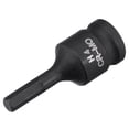 thumbnail image 1 of Unique Bargains 4mm Impact Hex Bit Socket, 1/4' Square Drive 35mm Length CR-MO Metric Sizes, 1 of 5