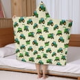 thumbnail image 5 of Cartoon Tractors Combines Beige Pattern Hooded Bath Towel，50"x30" for Ages 3 To 12 Kids, Quick Dry Lightweight Soft Microfiber Hood Beach Towel Cover Up for Kids, 5 of 7
