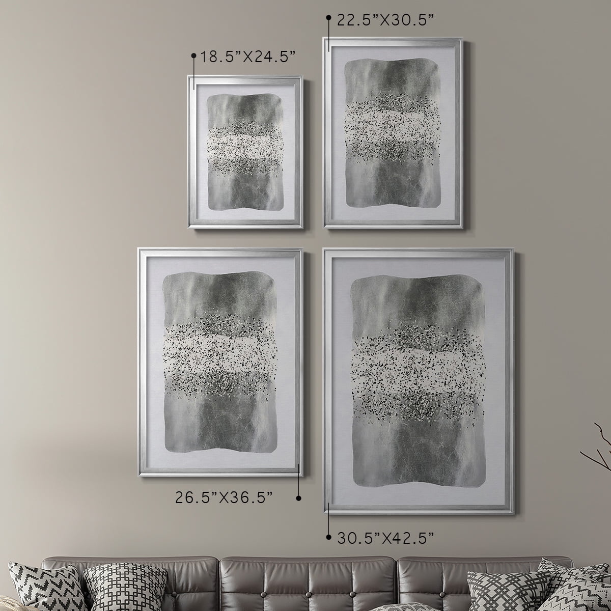 Neoprene II Premium Framed Print, in Gold, Black, or Silver - Ready to Hang