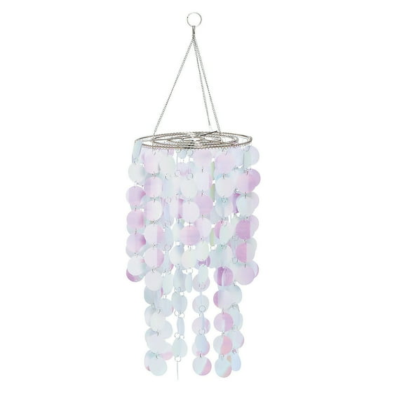 Fun Express Shimmering Electric Iridescent Reflective Chandelier