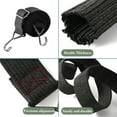 thumbnail image 4 of Elastic Motorcycle Binding Strap | 500cm Black Heavy-Duty Tensile Rope | Wear-Resistant Truck Cargo Securement | Quick-Release Buckle | 196" x 2" Adjustable Tie-Down | Single, 4 of 6