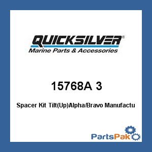New Mercury Mercruiser Quicksilver Oem Part # 15768A 3 Spacer Kit