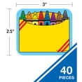 Carson Dellosa Crayon Box Name Tags, 40 ct, Classroom Labels - Walmart.com