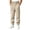 Khaki-03, variant on Sentuca Boys Cargo Pants, Elastic Bottom Solid Color Jogger Pants with Pockets Fashion Leisure Sports Tweens Trousers Khaki Size 12-13Y