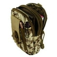 thumbnail image 4 of Heavy Duty Sports Waist Pack Pocket Belt for Alcatel OneTouch Fierce 2, Tru, Stellar, ELEVATE, Conquest, Fierce, 3, 1X, Cameo X, Kora, Verso, A30, PiXi 4 5, POP Icon 2 LTE, Pop 2 (Desert Camo), 4 of 8