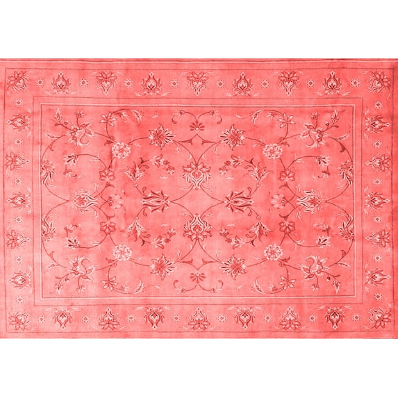 Ahgly Company Indoor Rectangle Persian Red Traditional Area Rugs, 5' x 7'