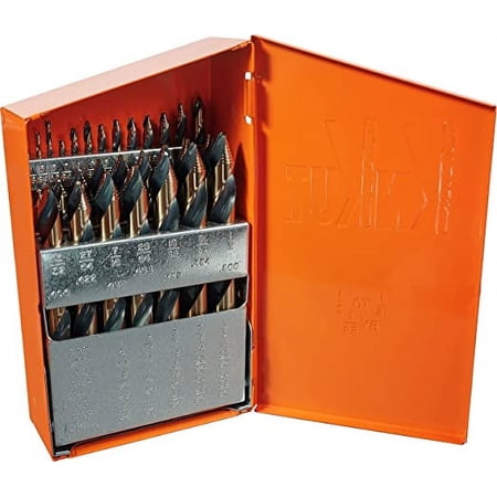 UPC: 0843724011224 | KnKut 29 Piece Mechanics Length Step Point Drill Bit Set 1/16 -1/2  by 64ths