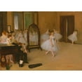 thumbnail image 3 of Degas, Edgar 18x14 Black Modern Framed Museum Art Print Titled - The Dancing Class, 3 of 5