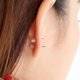 thumbnail image 5 of 200 piezas de cierres para aretes de silicona transparentes hipoalergénicos OwlkOrmy, 5 of 7
