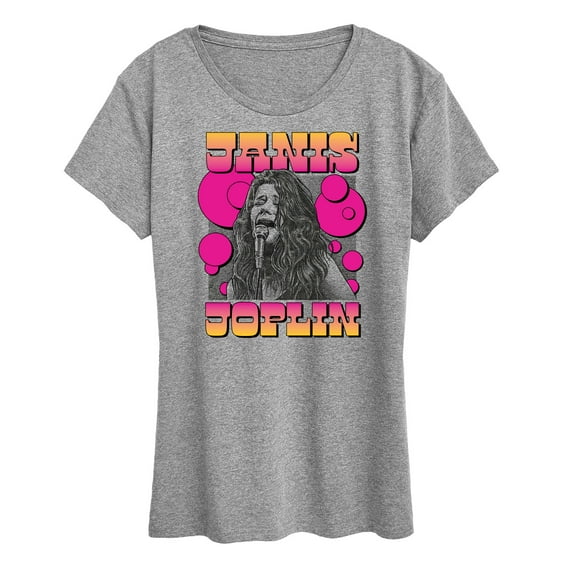 Janis Joplin - Janis Drawing - Women's Short Sleeve Graphic T-Shirt