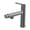 Gun Gray, variant on Chrome Single Handle Bathroom Faucet, 2-in-1 Fountain & Flow Mode, Fits 1 or 3 Holes, Deck Mount for Laundry Vanity Sink Faucet