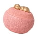 thumbnail image 5 of Urna conmemorativa de cemento para cenizas de perro, contenedor resistente a la humedad. Rosa, 5 of 9