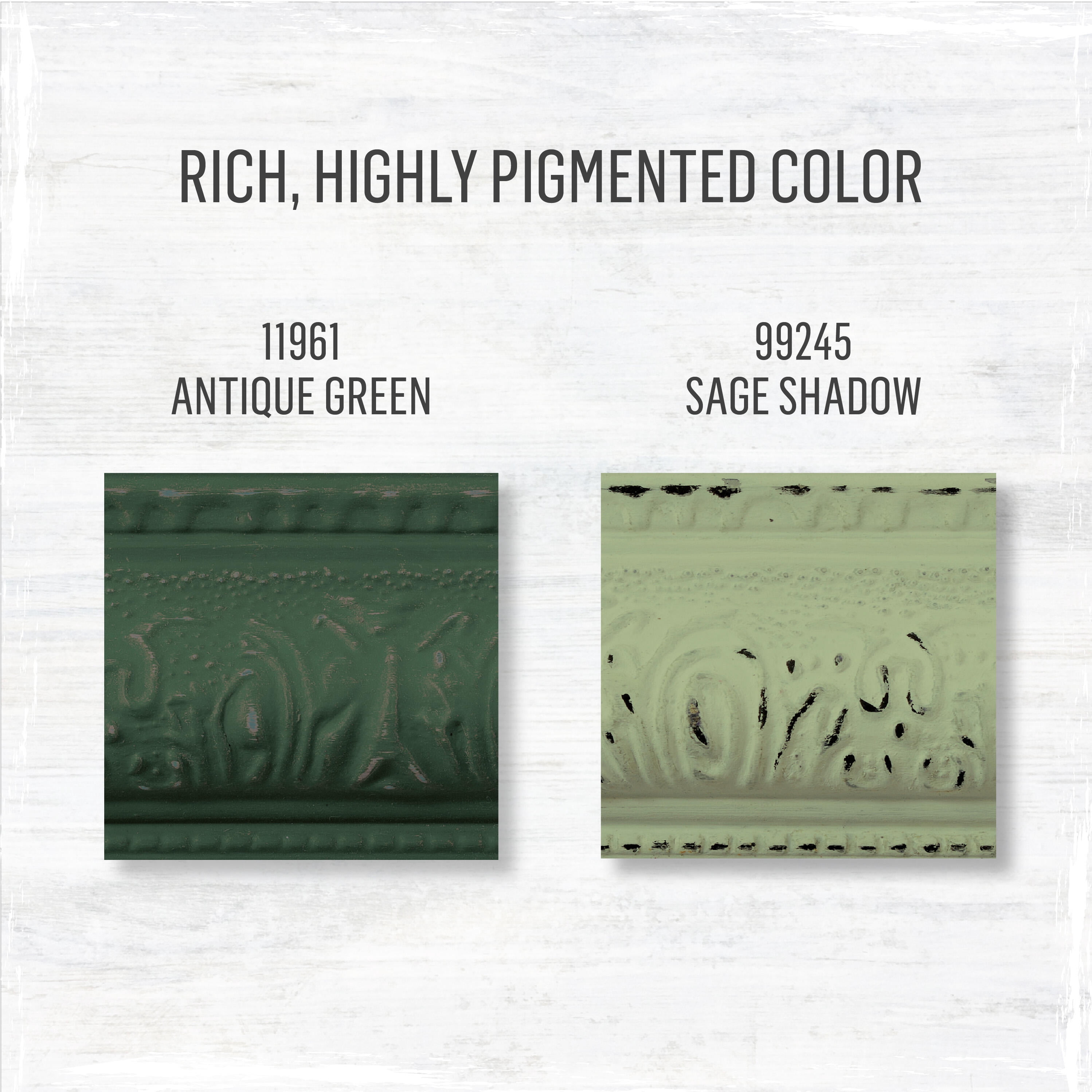 FolkArt Home Décor Chalk 8 fl oz Greens Kit with 2 Ultra Matte Acrylic Paints and a 2 Piece Brush Set