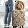 thumbnail image 2 of Yellow Baseball Items Pattern Luggage Cover Fashion Suitcase Cover Baggage Covers Fit 25-28 Inch Luggage (Go Travel), 2 of 5