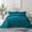 Blue Coral, variant on Blythease Oversized King Bedspread 128x120 Extra Wide, Modern & Contemporary Look, Lightweight Bedding Cover, Reversible, 5 Piece, 100% Microfiber, Navy Blue