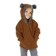 thumbnail image 1 of Gibobby Chamarra de manga larga para bebéNiños pequeños, bebés, niños y niñas, sudadera de lana, chaqueta, prendas de vestir exteriores, abrigo de otoño (Marrón, 18-24 Meses), 1 of 3